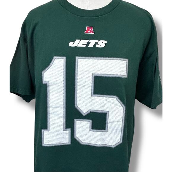 NFL Team Apparel Mens Short Sleeve T-shirt - New York Jets “Tebow 15”, sz L - Picture 3 of 10